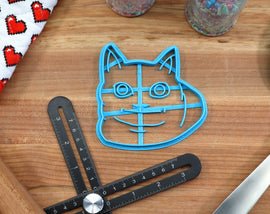 Meme Animal Cookie Cutters - Meme Cat Face, Meme Dog Face - Meme Fan