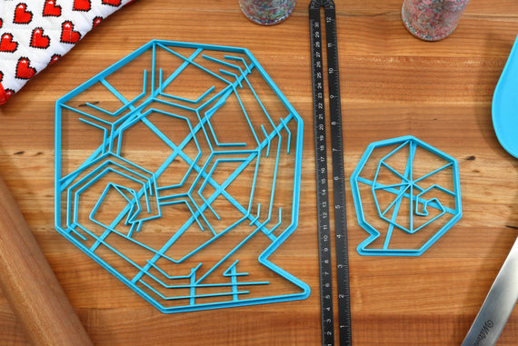 XL 12 Inch Kokiri Emerald Cookie Cutter -  Zelda Cookie Cake  - Breathe of the Wild Cookie Cutter /  Nintendo Gift