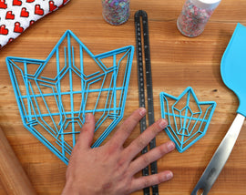 XL 12 Inch Goron Ruby Cookie Cutter -  Zelda Cookie Cake  - Breathe of the Wild Cookie Cutter /  Nintendo Gift