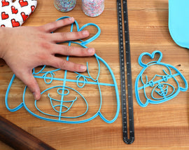 XL 12 Inch Isabelle Cookie Cutters - Animal Crossing New Horizons /  Nintendo Gift