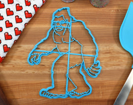 XL 12 Inch Sasquatch Cookie Cutter  - Big Foot Cookie Cutters - Sasquatch Gift Idea
