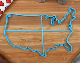 XL 12 Inch United States Cookie Cutter  - 50 States Cookie Cutter, United States Cookie