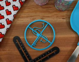 Lovecraft Great Old Ones Cookie Cutters Set 2 - Cthugha, Cthulhu, Ghatanothoa, Shudde M'ell, Zhar
