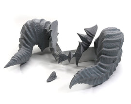 FFXIV Au'ra Male Horns 04 DIY Cosplay Prop Kit