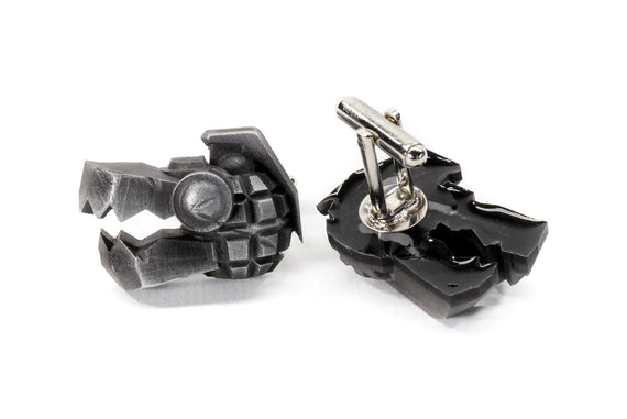 Jinx Flame Chomper Cufflinks, League of Legends Cosplay or Gift