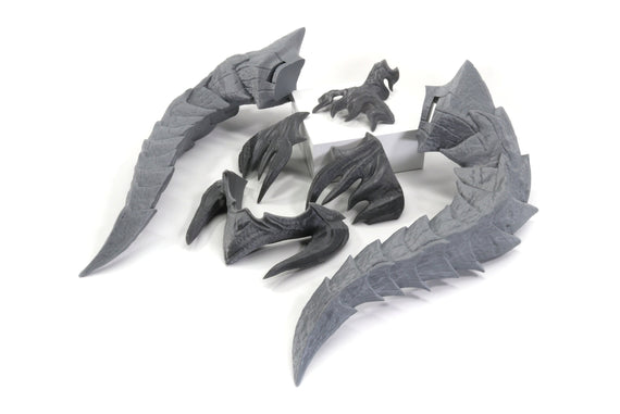 FFXIV Au'ra Male Horns 01 DIY Cosplay Prop Kit