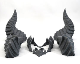 FFXIV Au'ra Male Horns 04 DIY Cosplay Prop Kit