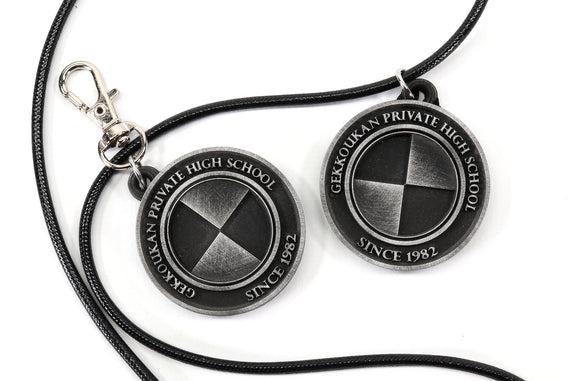 Persona 3 Gekkoukan High Keychain / Necklace Persona gift Shin Megami Tensei/Atlus/SMT