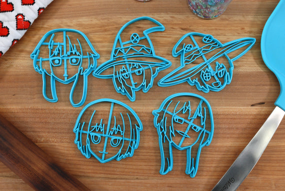 Isekai Megameme EXPLOSION Cookie Cutters - Explosion Demon Mage in another world