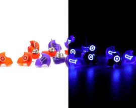 FFXIV Glow Convocation Crystal Earrings/Sun stone FF14 Final Fantasy 14 - Azem / Emet Selch - Stainless Steel Stud- JSER1