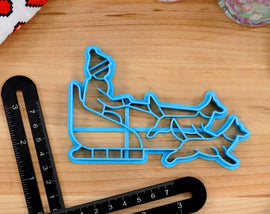 Alaska Cookie Cutters - Alaska State Outline, Alaska State Flag, Polar Bear, Caribou, Sled Dog- AK Gift Idea