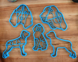 Bracco Italliano Cookie Cutters - Bracco Italiano Stack, Bracco Italiano Face, Bracco Italiano Sitting - Bracco Italiano Gift