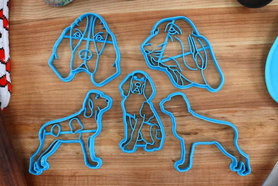 Bracco Italliano Cookie Cutters - Bracco Italiano Stack, Bracco Italiano Face, Bracco Italiano Sitting - Bracco Italiano Gift