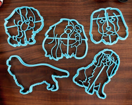 Cavalier King Spaniel Cookie Cutters - Cavalier King Spaniel Stack, Cavi stack, Cavi Face - Cavalier king Spaniel Gift