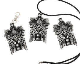 FFXIV Crystal Exarch StaffKeychain- Shadowbringers Final Fantasy 14 - Graha Tia Cosplay, Soul Transfer Soul Vessel KY1