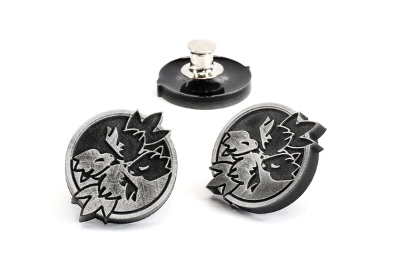 Chocobo Final Fantasy X Yin & Yang Pin - Chocobo Yin Yang, Final Fantasy 9 Cosplay SPN1