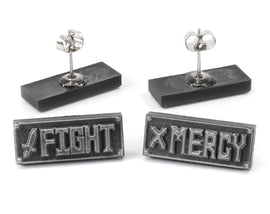 Undertale Mercy and Fight Earrings - Deltarune Earrings - Spamton Earrings- Undertale Gift ERG1
