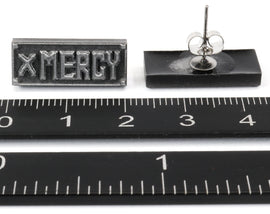 Undertale Mercy and Fight Earrings - Deltarune Earrings - Spamton Earrings- Undertale Gift ERG1