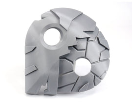 Ruptured Sachiel Archangel Mask DIY Cosplay Prop Kit - Cyberpunk Facemask, Dystopian Face Guard