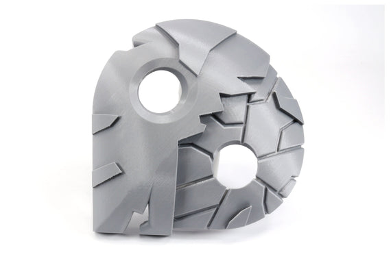 Ruptured Sachiel Archangel Mask DIY Cosplay Prop Kit - Cyberpunk Facemask, Dystopian Face Guard