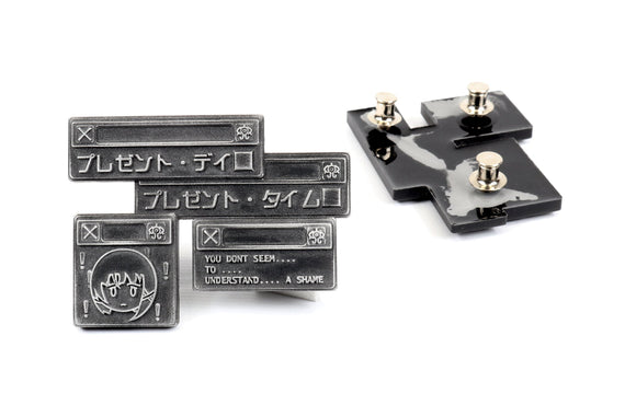 Present Day Present Time Pin - Chronically Online Pin - Y2k Pin - The Wired - Gift for Chronically Online LPN1