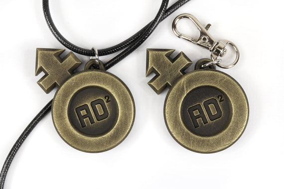 Brisket Symbol Keychain / Necklace - Brisket Cosplay - Androgyne Symbol KY1