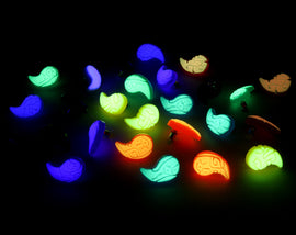 Zelda Secret Stones Pin & Back Button - Glow in the Dark Sage Tears - Tears of The Kingdom Zonai Artifacts Crystal Pins | SNP1