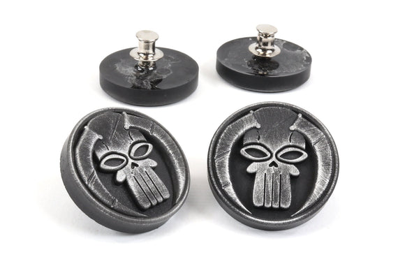 Pirate Medallion Pin - Hidden Ace Metal - Skull & Crossbones Coin - Ace Skull - Pirate Gift - The Many Pieces - The Single Part | SPN1