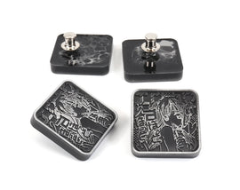 Lollipop Girl - 2000's Animation - Y2K Girls - Anime Aesthetics - Femme Fatales | Animation Pins / Badges | SPN1