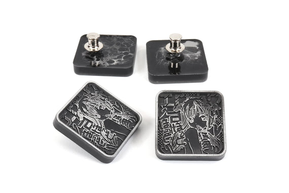 Lollipop Girl - 2000's Animation - Y2K Girls - Anime Aesthetics - Femme Fatales | Animation Pins / Badges | SPN1