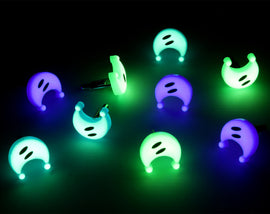 Power Moon Cuffs! Glow in the Dark Cufflinks - Super Mario Odyssey Wedding / Anniversary Cuffs - Nintendo Gift / Mario Gift | CFF1