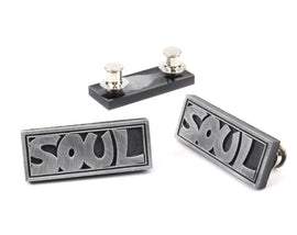 Soul Evans S O U L Pin - Death Meister Academy - Soul Headband Pins - Meister Cosplay - Deaths Weapon Bandana SOUL - Weapon Meister | SPN1
