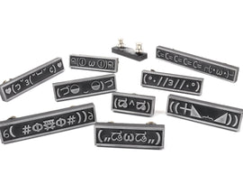 Kaomojis Pins - Japanese Emoticons Pin - Bundle of Emojis - Set of 11 Internet Emoji Faces - Cute Kaomoji Gift | SPN1 Bundle