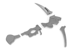 Blaze Reap DIY Cosplay Prop Kit - Mythical Pickaxe - Larping Weapons - Abyssal Pick - Mystical Abyss Exploring Cosplays - Weapon Kits Larp