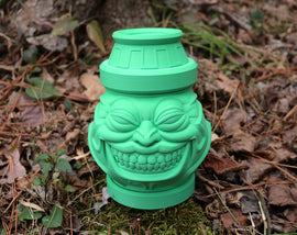 Greedy Pot Deck Box - Ancient Jar Head Deck Holder - Pharaoh's Artifact Duel Organizer - Dueling Tools - TCG Dice Tray | FNP1