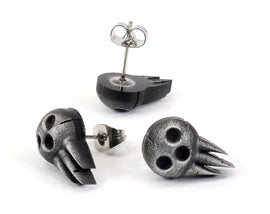 Lord Death's Mask Earrings Pair - Shinigami Mask- Grim Reaper Mask, Lord Death Cosplay ERG1