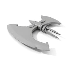 Barbarian Tieflings Axe DIY Cosplay Prop Kit - Outlander Axe - Demon born Axe - Axe of the Nine Hells