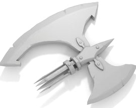 Barbarian Tieflings Axe DIY Cosplay Prop Kit - Outlander Axe - Demon born Axe - Axe of the Nine Hells