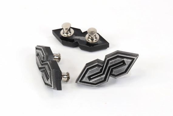 Cool S Pin - Line S Shape - School Doodling Pin - Rigid Infinity - Rigid S - 3 Lines Drawing - Meme Drawings | SPN1