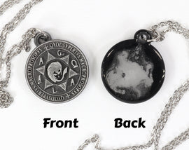 Shin Megami Tensei Locket Necklace - SMT Symbol - Persona Gift - Shin Megami Tensei / Atlus / SMT | LKT1