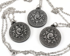 Shin Megami Tensei Locket Necklace - SMT Symbol - Persona Gift - Shin Megami Tensei / Atlus / SMT | LKT1