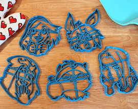 League Emote Cookie Cutters -Riven, Teemo, Jinx, Lux Ashe- League of Legends - LootCaveCo