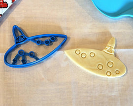 Legend of Zelda Cookie Cutters - Heart Container, Ocarina, Fused Shadow, Deku Mask - Breath of the Wild / Nintendo Gift - LootCaveCo