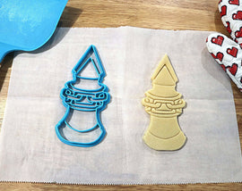 Legend of Zelda Cookie Cutters - Hookshot, Bombchu, Stamina vessel, Mirror Shield, Mask of Truth - Breath of the Wild / Nintendo Gift - LootCaveCo