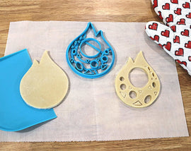 Legend of Zelda Cookie Cutters - Stamina Vessel Linzer Tart - Breath of the Wild / Nintendo Gift - LootCaveCo