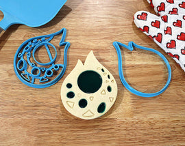 Legend of Zelda Cookie Cutters - Stamina Vessel Linzer Tart - Breath of the Wild / Nintendo Gift - LootCaveCo