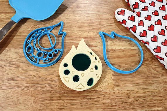 Legend of Zelda Cookie Cutters - Stamina Vessel Linzer Tart - Breath of the Wild / Nintendo Gift - LootCaveCo