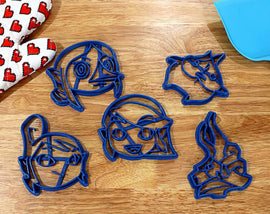 Legend of Zelda Windwaker Cookie Cutters - Link, Tetra, King of Red Lions, Makar, Medli - Nintendo Gift - LootCaveCo