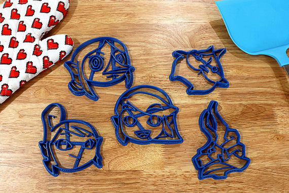 Legend of Zelda Windwaker Cookie Cutters - Link, Tetra, King of Red Lions, Makar, Medli - Nintendo Gift - LootCaveCo