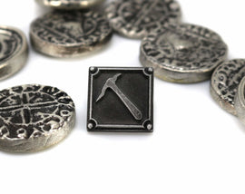 Miner FFXIV Gathering Pin - MIN Metal Resin, Disciple of the Land Final Fantasy 14 FF14 - LootCaveCo